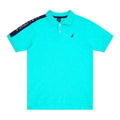 Nautica, Tricou polo Dawes, Menta, 128-134 CM