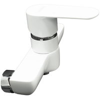 Baterie Dus Impera WHB57 Monocomanda Cartus Ceramic Alb, Siltal