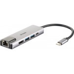 Hub USB, DUB-M520, 5 in 1, USB-C, HDMI/Ethernet, D-Link