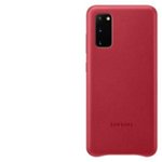 Husa de protectie Samsung Leather Cover pentru Galaxy S20, Red