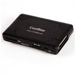 Cititor de Carduri Inteligente CoolBox CRE-065 USB 2.0 Negru, CoolBox