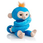 Jucarie de plus interactiva Fingerlings Hugs - Boris Monkey Turquoise