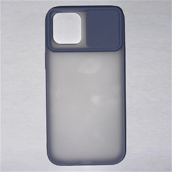 Husa din silicon cu protectie glisanta pentru lentile pentru iPhone 12 Pro Max, Star