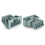 Snap-in socket; 5-pole; Cod. B; 1,50 mm²; light green, Wago