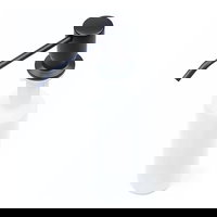 Dozator incorporabil negru, pentru chiuveta, sapun, detergent, 300ml