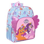 Ghiozdan My Little Pony Wild & free Albastru Roz 33 x 42 x 14 cm, My Little Pony