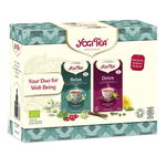 Pachet detoxifiere 2 cutii de ceai eco-bio, Ceai Relax + Ceai Detox, Yogi Tea, Yogi Tea