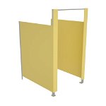 Modul principal toaleta modulara cu separatoare, fara usa, culoarea galben, pentru copii, Moje Bambino