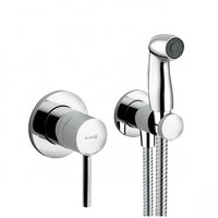 Dus igienic, para + furtun + baterie incastrata, Kludi Bozz 389990576, 1 functie, 1.25 m