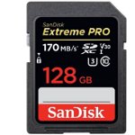 Sandisk Extreme PRO SDXC 128GB R/W 170/90 MB/s C10, U3, V30, SanDisk