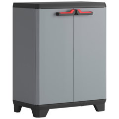 Dulap Multifuncțional, 68/90/39 cm, gri, roșu, negru, Keter