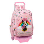 Troler cu rucsac Minnie Mouse Rainbow