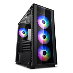 CARCASA DEEPCOOL MATREXX 50, Middle Tower E-ATX, fara sursa, sticla securizata, 1 x fan, USB 2.0 x 2, USB 3.0 x 1, Jack 3.5mm x 2, mesh, "DP-ATX-MATREXX50" (timbru verde 0.08 lei), nobrand