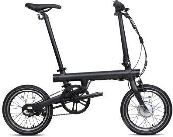 Bicicleta electrica Xiaomi Mi QiCYCLE, autonomie 45 km, viteza 20 km/h, motor 250W, roti 16", timp incarcare 3h, aluminiu, Negru