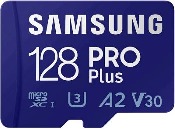 Card memorie samsung mb-md128ka/eu, micro-sdxc, pro plus (2021), 128gb
