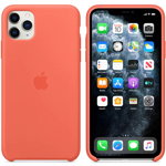 Husa Apple iPhone 11 Pro Max Silicone Case Clementine Orange