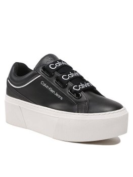 Sneakers Calvin Klein Jeans Flatform+ Low Branded Laces YW0YW00868 Ivory/Candied Ginger/Eggshell 0GE, Calvin Klein Jeans