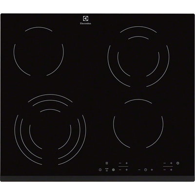 Electrolux EHF6343FOK hob Black Built-in Ceramic 4 zone(s)
