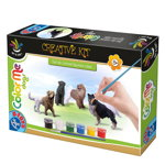 Color Me Dogs - Set de colorat figurine căței, D-Toys