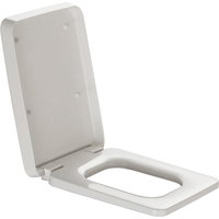 Capac WC Laufen Il Bagno Alessi One Square cu inchidere lenta, alb