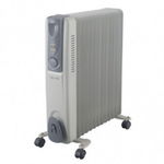 Radiator ulei Elite EOH-13250, 2500W, 3 grade. Termostat, 13 aripioare, alb, Elite