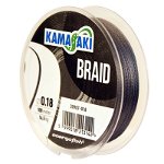 Fir Textil Kamasaki Braid, Grey, 100m (Diametru fir: 0.45 mm), KAMASAKI