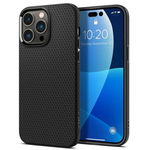 Husa iPhone 14 Pro Max Spigen Liquid Air Matte Black