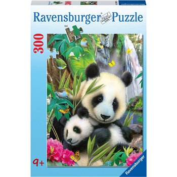 Puzzle Ursi Panda, 300 Piese