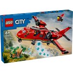 LEGO City: Avion de pompieri 60413, 6 ani+, 478 piese