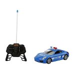Masina cu telecomanda police car, albastra scara 1:20