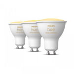 3 Becuri LED inteligente Spot, Bluetooth, GU10, 5W, 350 lm, lumina alba (2200-6500K), Philips