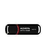 Memorie USB DashDrive UV150 64GB, USB flash drive (black / red, USB-A 3.2 (5 Gbit / s)), ADATA