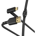 Cablu De Date Hama Stand USB-A - Micro-USB 1.5 m Negru