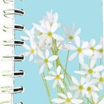 Carnet cu spirala: Branduse albe. Neliniat, -