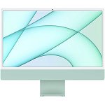 Sistem PC All in One APPLE iMac (2021) mjv83ze/a, Apple M1, 24" Retina 4.5K, 8GB, SSD 256GB, 7-core GPU, macOS Big Sur, Green, Tastatura layout INT
