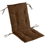 Perna scaun cu spatar Alcam, Midsummer, 105x48x3 cm, material impermeabil, Maro, Alcam