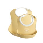 BabyBjorn Set 2 bavete – Baby Feeding Set Powder yellow, BabyBjorn