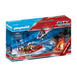 Playmobil - Set de constructie Misiunea de salvare a pompierilor City Action