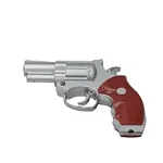 Bricheta pistol, gaz, model revolver, electrosoc, m4, 11 x 7 cm, OEM