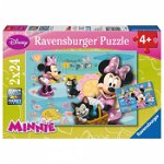Ravensburger - Puzzle Minnie Mouse, 2x24 piese
