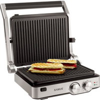 Grill electric Samus GTS-2020X 2000 W Timer Inox Negru