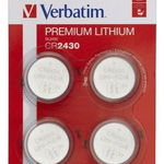 Baterie verbatim cr2430 litiu 3v, 4buc (49534)