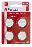 Baterii Verbatim 49534, Lithium, CR2430, 3V, 4 buc