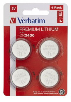 Baterii Verbatim 49534, Lithium, CR2430, 3V, 4 buc, Verbatim