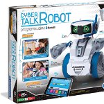Clementoni Talking Cyber ​​​​Robot (50122), baiat, de la 3 ani, multicolor, se poate construi in 7 moduri distractive, Clementoni