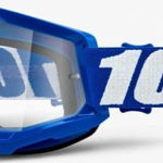 100% ochelari de protecție 100% STRATA 2 BLUE (lentilă transparentă anti-aburire, LT 88%-92%) (NOU), 100%