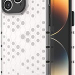 Husa blindata iPhone 14 Pro din seria Honeycomb in culoare transparenta, ForIT