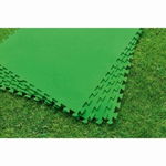 Set 9 placi pentru pardoseala Bestway Puzzle, 78x78 cm, polietilena, verde