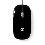 mouse cu fir nedis, 1000 dpi, 3 butoane, negru, NEDIS