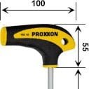 Surubelnita cu maner `L` si cap tubular HX 7mm, Proxxon 22476, Proxxon